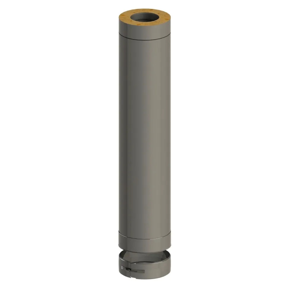 Jeremias 1000 mm hormin jatko-osa Ø150 mm piippuun, musta