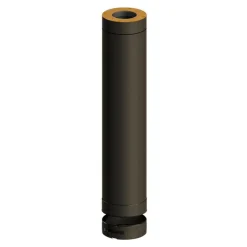 Jeremias Saunan Piippu ECO, 1000 mm jatko-osa Ø115 mm, musta