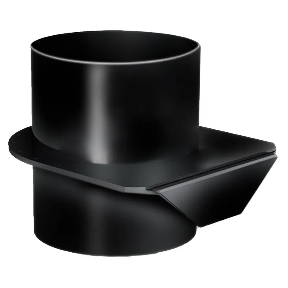 Jeremias savupeltilaite, Ø115 mm, vedettävä, musta
