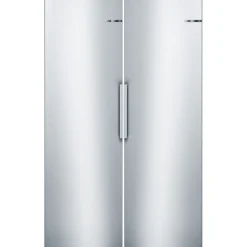 Jääkaappi ja pakastin Bosch KSV36VLDP GSN36VLEP Serie 4, 120cm, 346/242 l, teräs