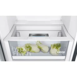 Jääkaappi ja pakastin Siemens KS36VVXDP GS36NVXEV iQ300, 120cm, 346/242 l, musta teräs