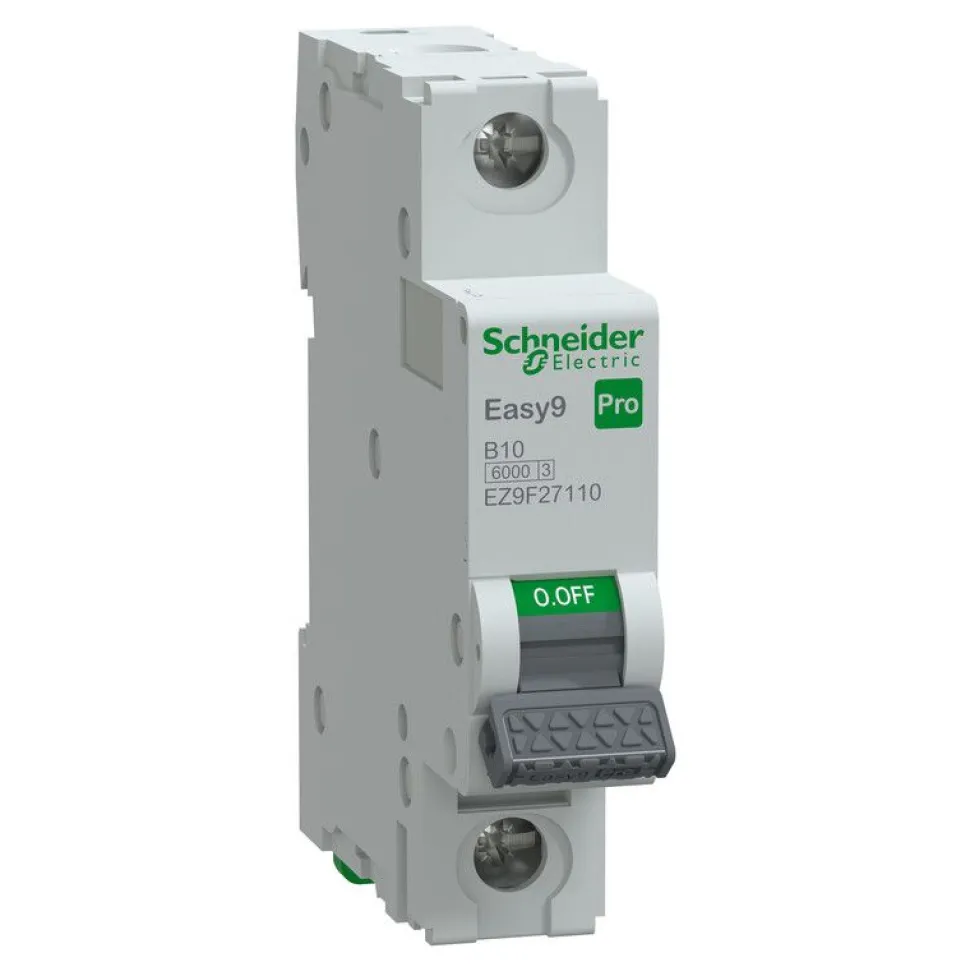 Johdonsuojakatkaisija Schneider Electric Easy9 MCB 1B10 6 kA