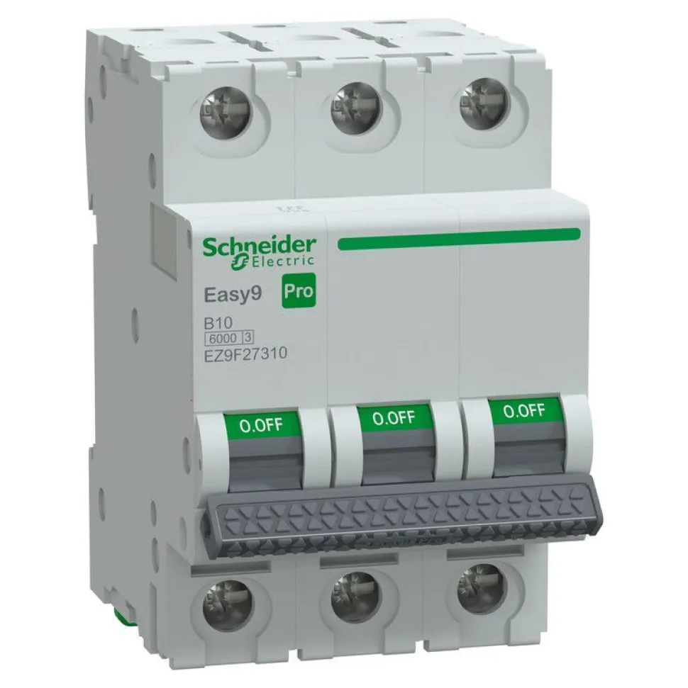 Johdonsuojakatkaisija Schneider Electric Easy9 MCB 3B10 6 kA