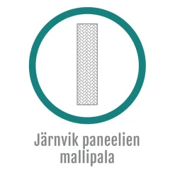 Järnvik Decoration -paneelin mallipala