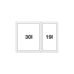 Jätevaunu Blanco Select II 60/2 Orga