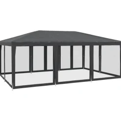Juhlateltta verkkosivuseinillä, HDPE, eri kokoja ja värejä (02196)