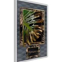 Juliste Artgeist Gilded Monstera kehyksillä eri kokoja