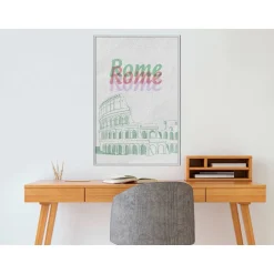 Juliste Artgeist Rome in Watercolours kehyksillä eri kokoja