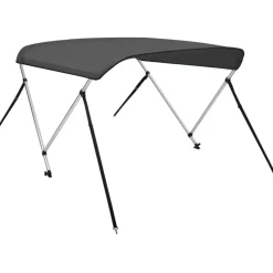 2-kaarinen bimini-kate, antrasiitti 180x130x110 cm