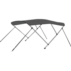 3-kaarinen bimini-kate, antrasiitti 183x160x137 cm