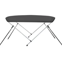 2-kaarinen bimini-kate, antrasiitti 180x150x110 cm