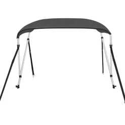 2-kaarinen bimini-kate, antrasiitti 180x150x110 cm