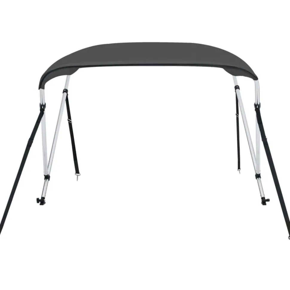2-kaarinen bimini-kate, antrasiitti 180x150x110 cm