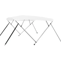 4-kaarinen bimini-kate valkoinen 243x210x117 cm