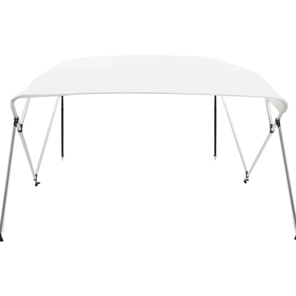4-kaarinen bimini-kate valkoinen 243x180x117 cm