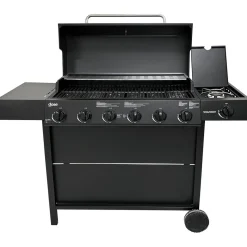 Kaasugrilli Dose Barbeque 10141, 6 poltinta, sivukeitin, musta