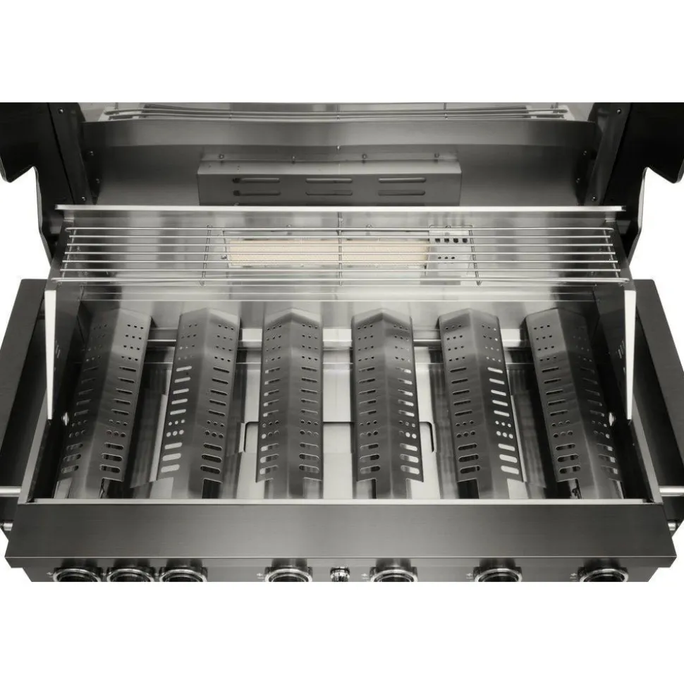 Kaasugrilli Mustang Black Jewel 6 built-in, 6 poltinta, upotettava, musta