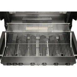 Kaasugrilli Mustang Black Jewel 6 built-in, 6 poltinta, upotettava, musta