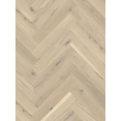 Kalanruotoparketti Boen Oak Pale White Vivo, mattalakattu, harjattu