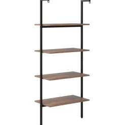 Kalteva hylly, 64x34x120-185cm, eri kokoja ja värejä