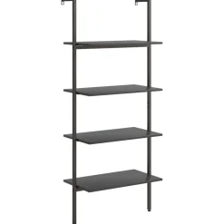 Kalteva hylly, 64x34x120-185cm, eri kokoja ja värejä