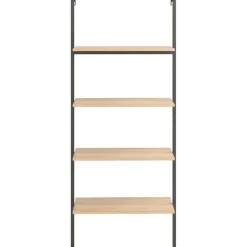 Kalteva hylly, 64x34x120-185cm, eri kokoja ja värejä