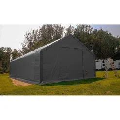 Kalustohalli Ranch Premium, 9.15x12.2x6.1m, 900g pvc, harmaa