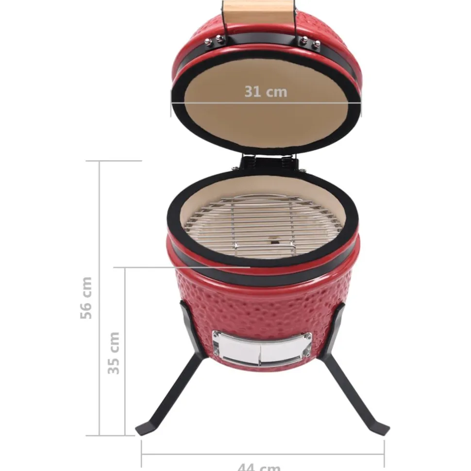 Kamado grilli/savustin, Ø26,5cm, eri värejä