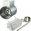 Kanavalämmitin Airsec 125 mm / 1200 W + termostaatti