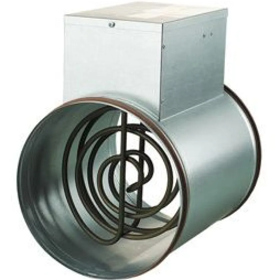 Kanavalämmitin Airsec 125 mm / 1200 W + termostaatti