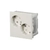 Kanavapistorasia ABB ProDuct - 2S/16A/IP20 UPJ valkoinen