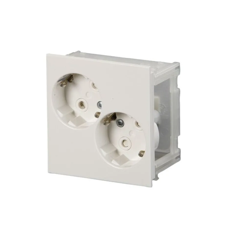 Kanavapistorasia ABB ProDuct - 2S/16A/IP20 UPJ valkoinen