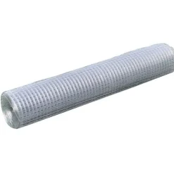 Kanaverkko 16x16mm galvanoitu teräs 10x1m hopea