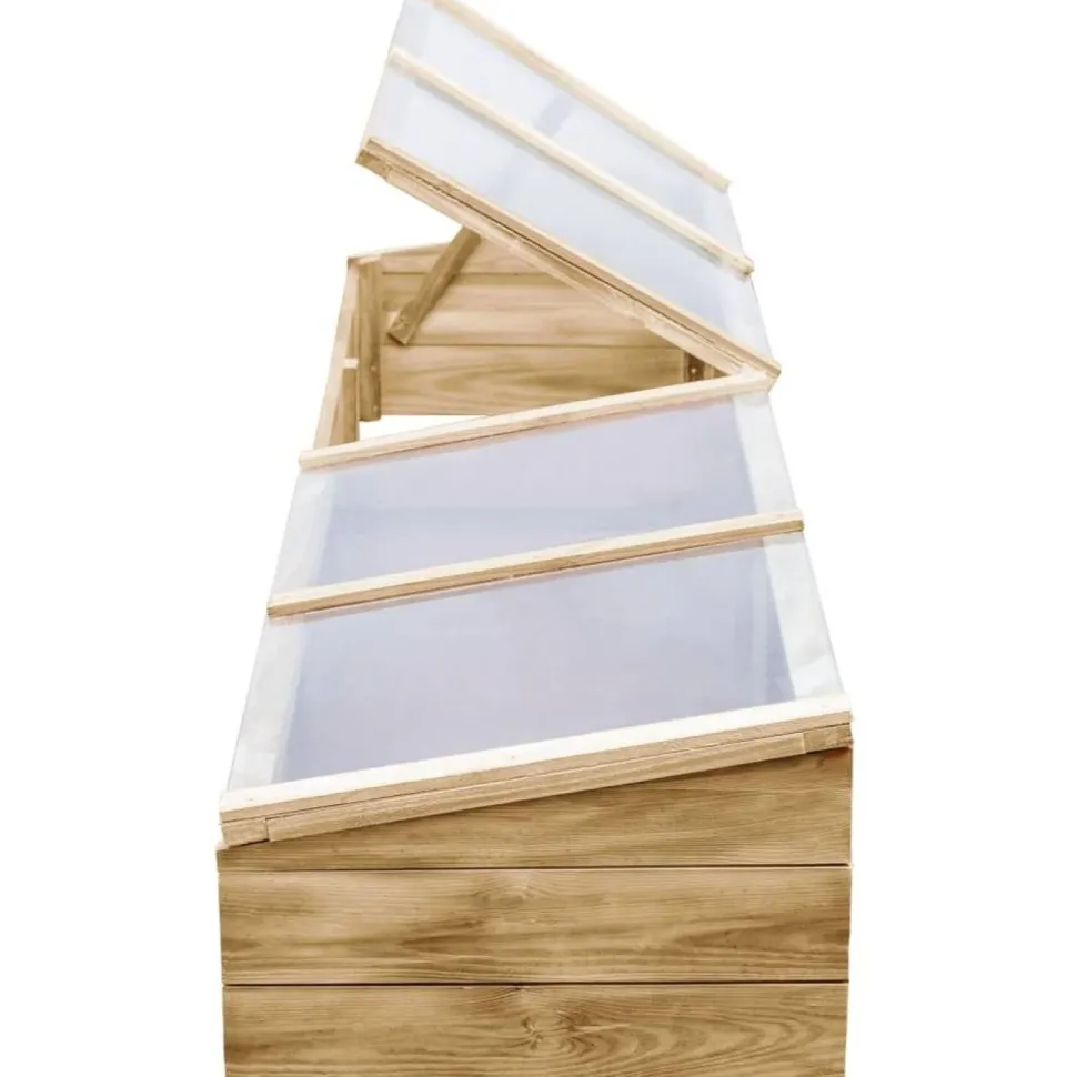 Kasvihuone, kyllästetty mänty, 200x50x35 cm
