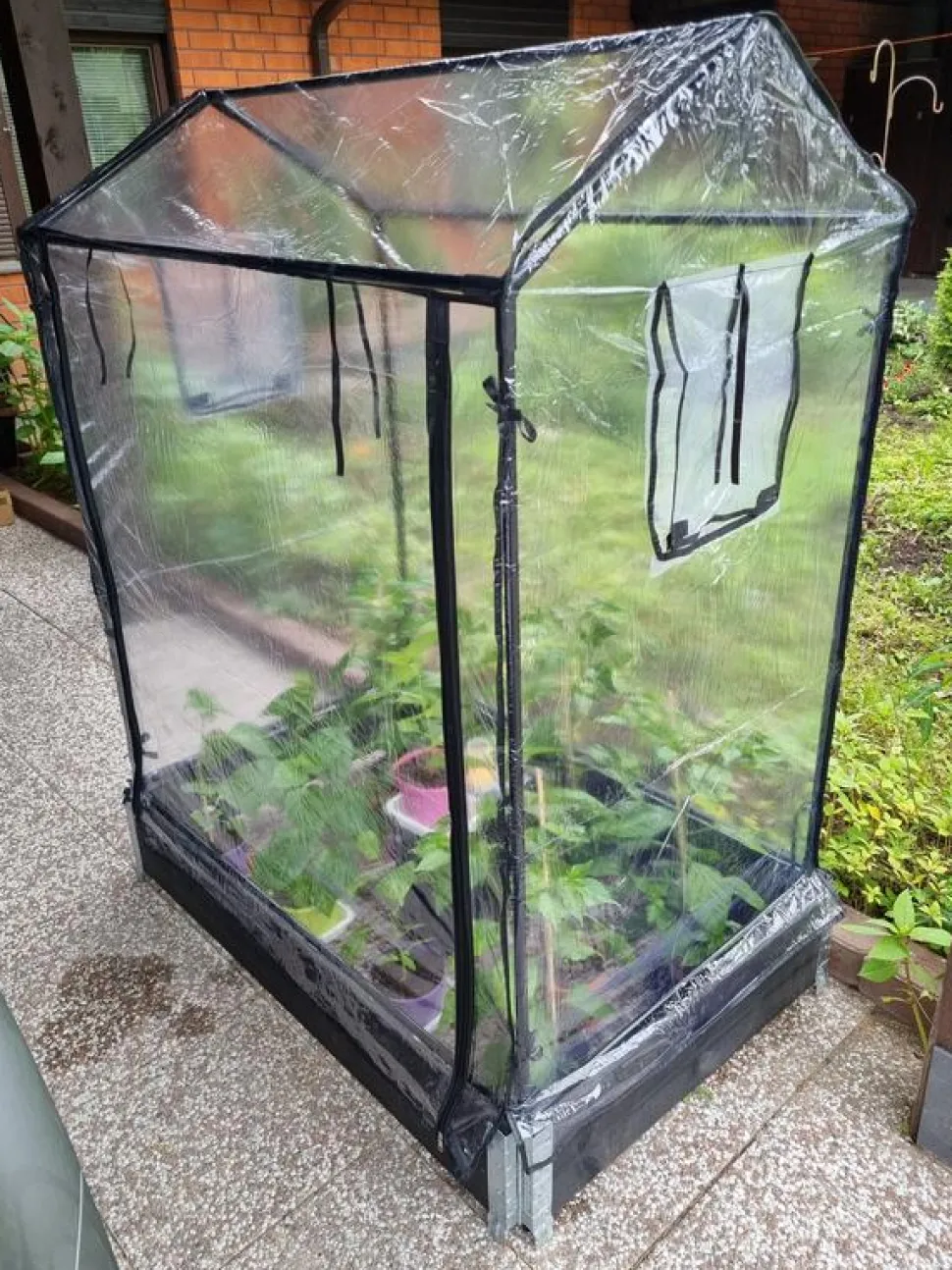 Kasvihuone lavakaulukselle Hortus 115x76x110/130 cm
