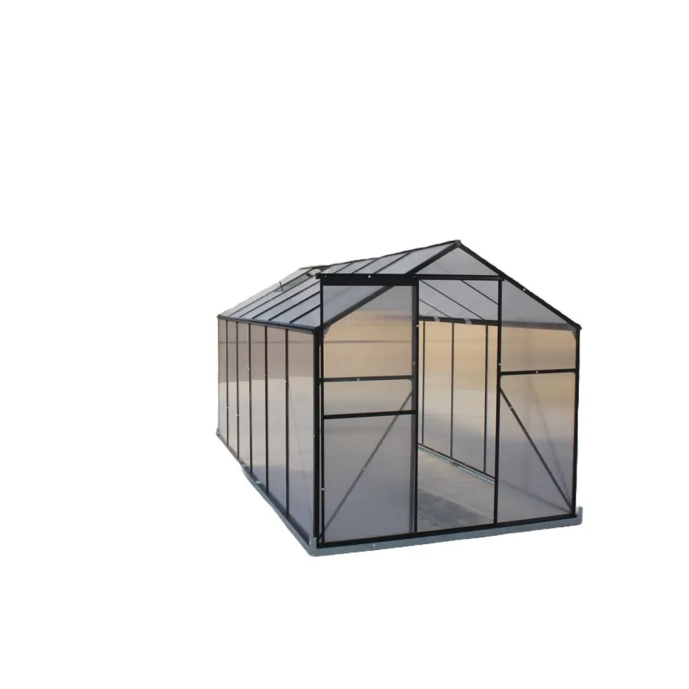 Kasvihuone Mag-Pro Garden 7.1m² sokkelilla musta