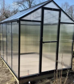 Kasvihuone Mag-Pro Garden 7.1m² sokkelilla musta