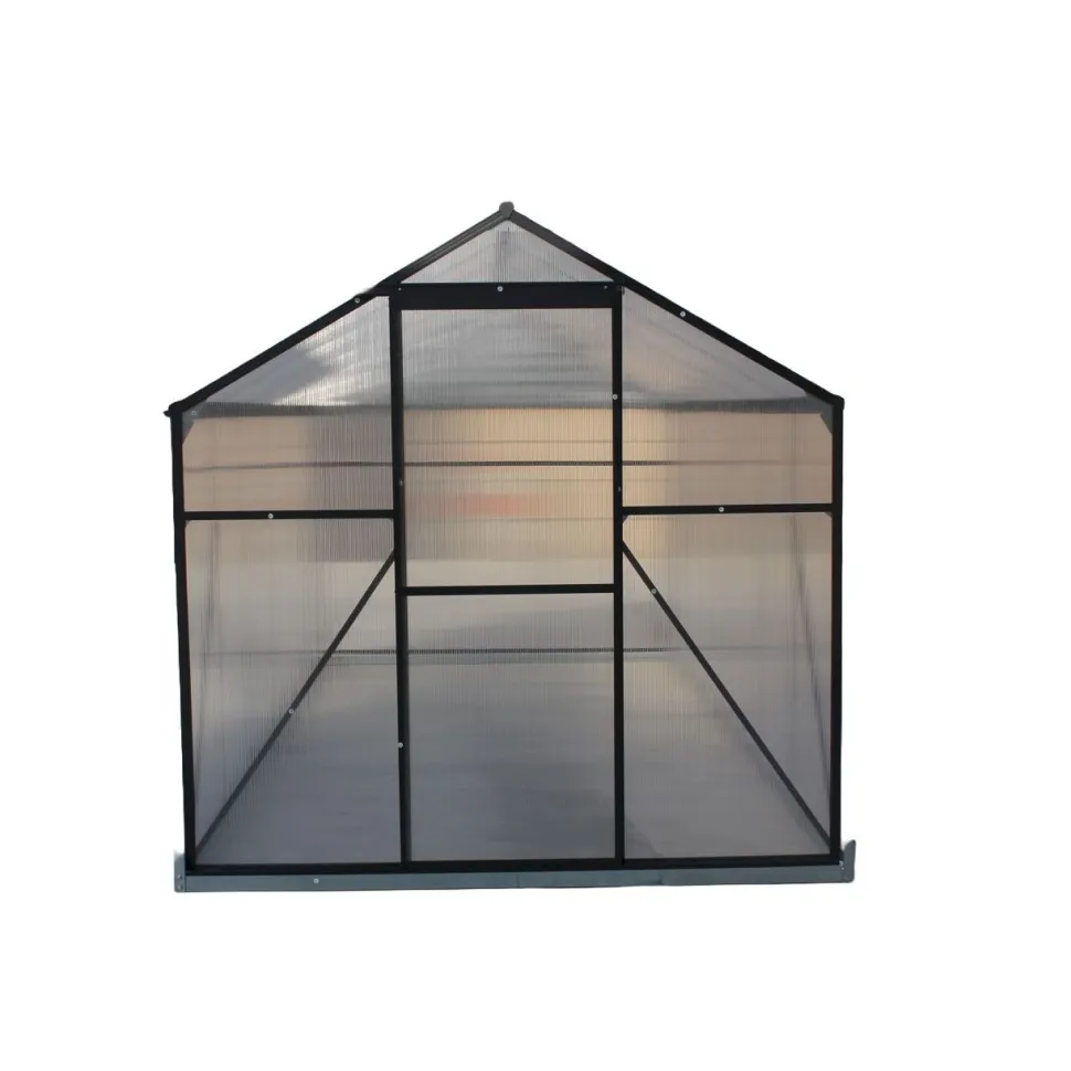 Kasvihuone Mag-Pro Garden 7.1m² sokkelilla musta