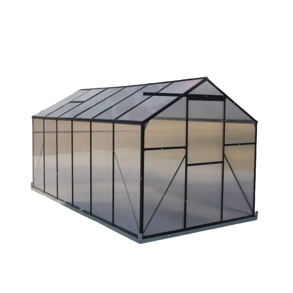Kasvihuone Mag-Pro Garden 7.1m² sokkelilla musta