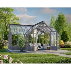Kasvihuone Palmako Emilia 19,1 m2, turvalasi, puurunko