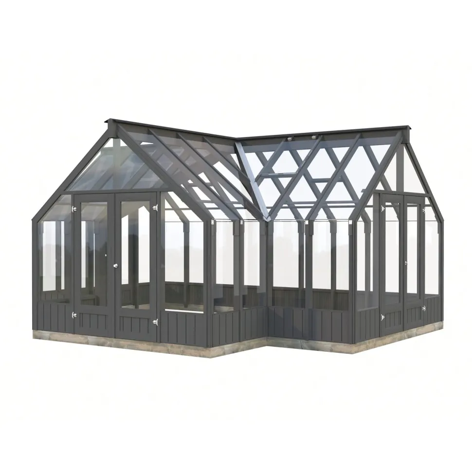 Kasvihuone Palmako Emilia 19,1 m2, turvalasi, puurunko