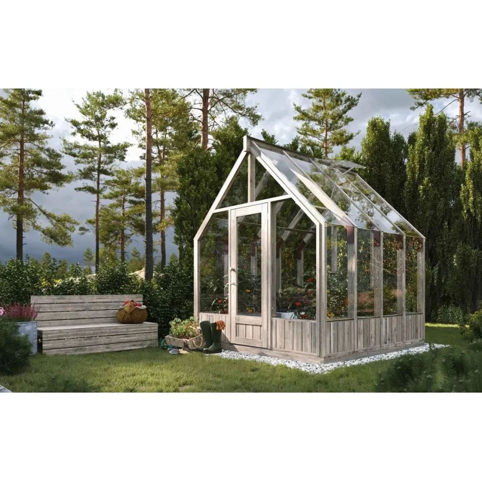 Kasvihuone Palmako Emilia 5,4 m2, turvalasi, puurunko