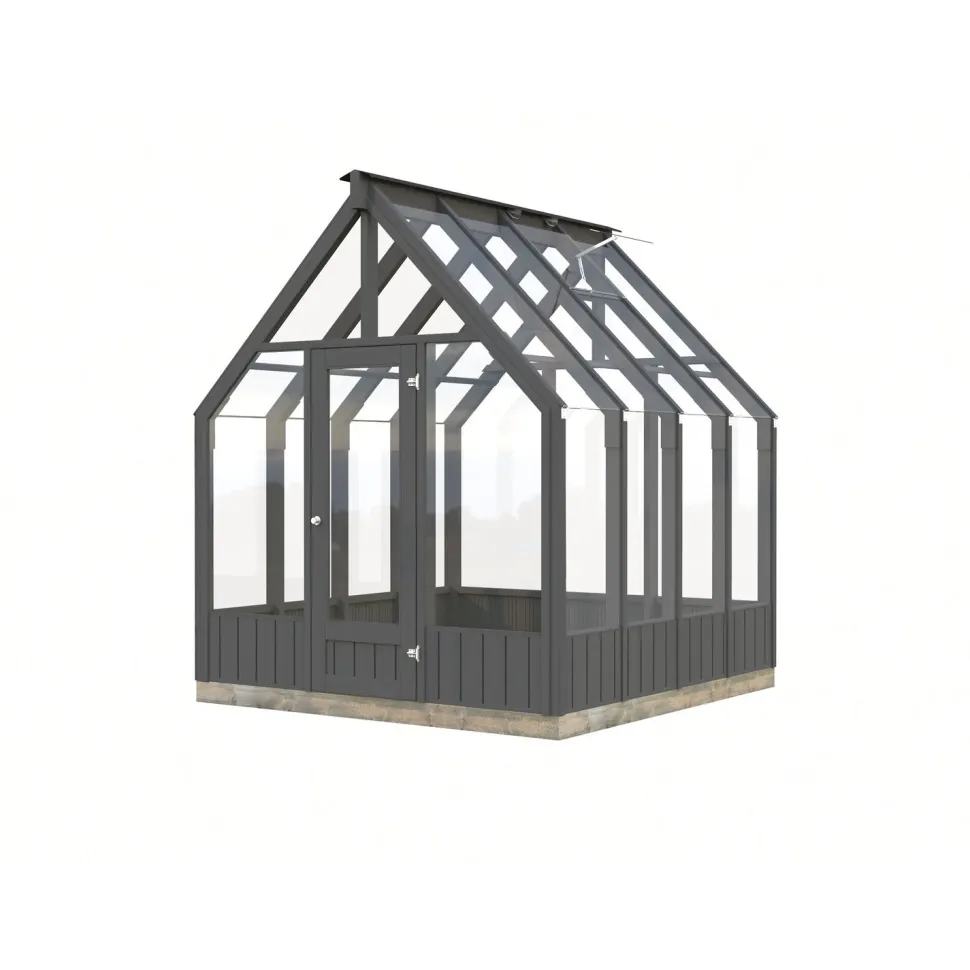 Kasvihuone Palmako Emilia 5,4 m2, turvalasi, puurunko