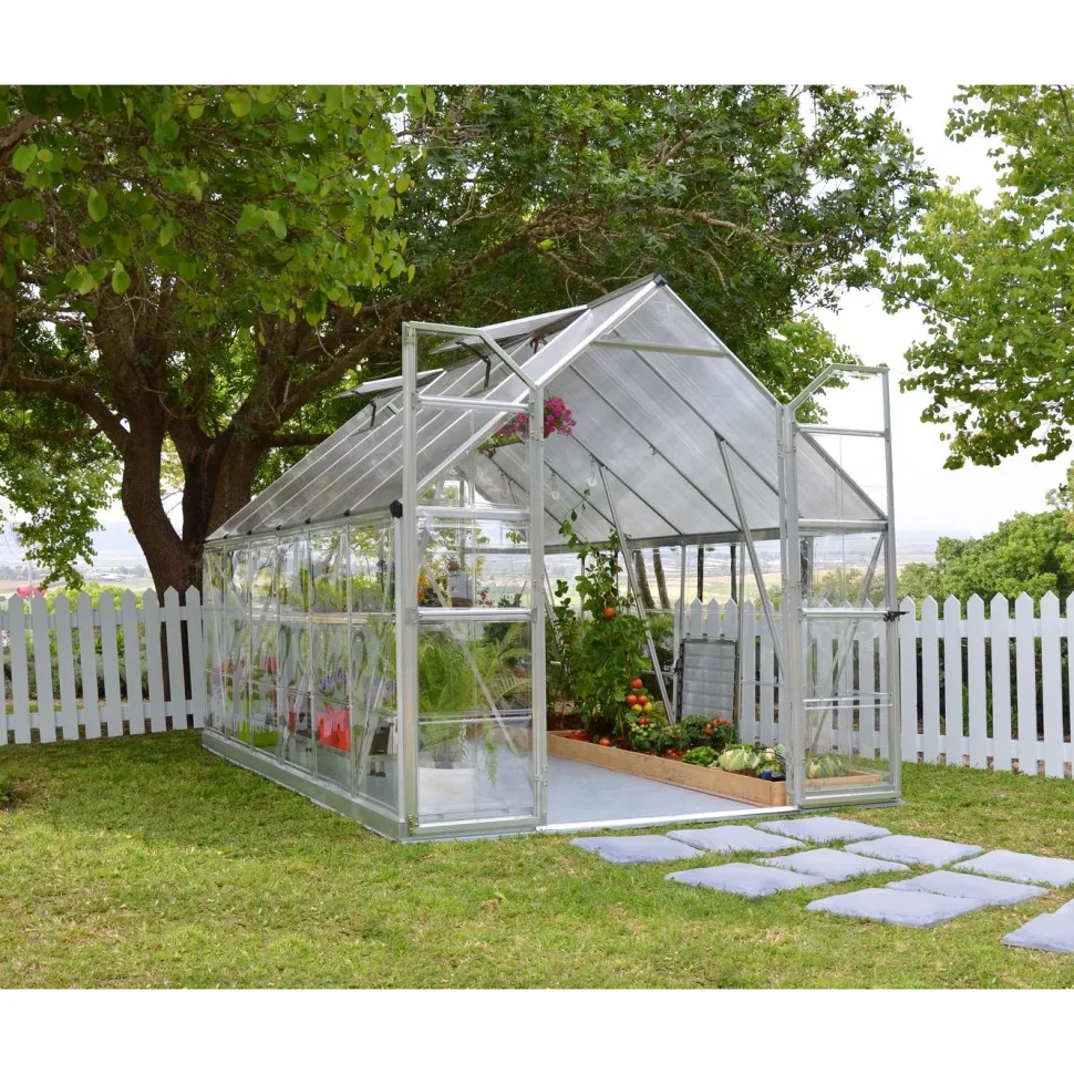 Kasvihuone Palram-Canopia Balance Hybrid 8,9 m² 8x12 ft hopea