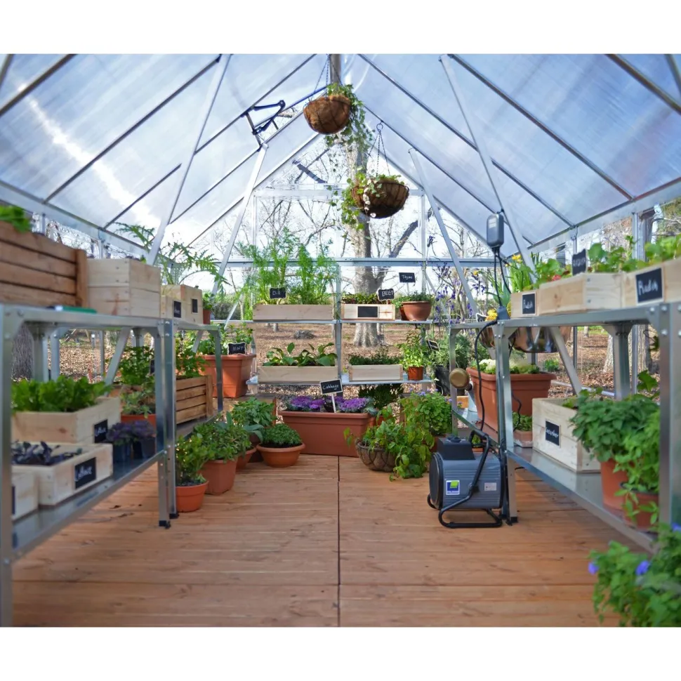 Kasvihuone Palram-Canopia Balance Hybrid 8,9 m² 8x12 ft hopea