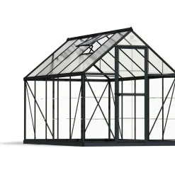 Kasvihuone Palram-Canopia Hybrid 5,7 m² 6x10 ft musta
