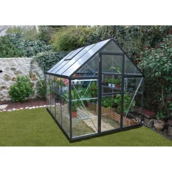 Kasvihuone Palram-Canopia Hybrid 4,6 m² 6x8 ft harmaa