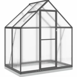 Kasvihuone pohjarungolla, alumiini, eri kokoja ja värejä (33965)
