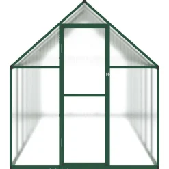 Kasvihuone pohjarungolla alumiini, eri kokoja ja värejä (36637)