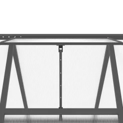Kasvihuone pohjarungolla alumiini, eri kokoja ja värejä (36637)